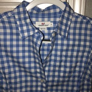 Vineyard Vines Blue Gingham Button Down